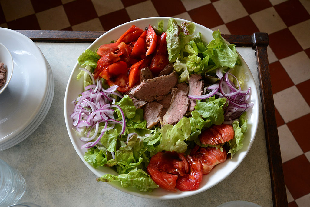 Repas Traiteur Magret et salade