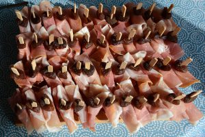 Traiteur brochette figue-jambon