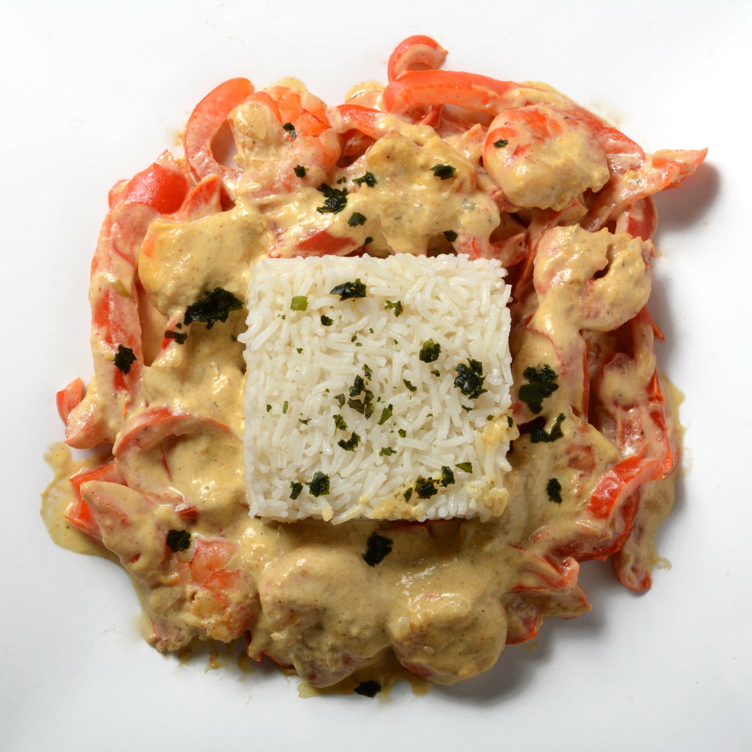 menu bio - curry thaï de crevettes