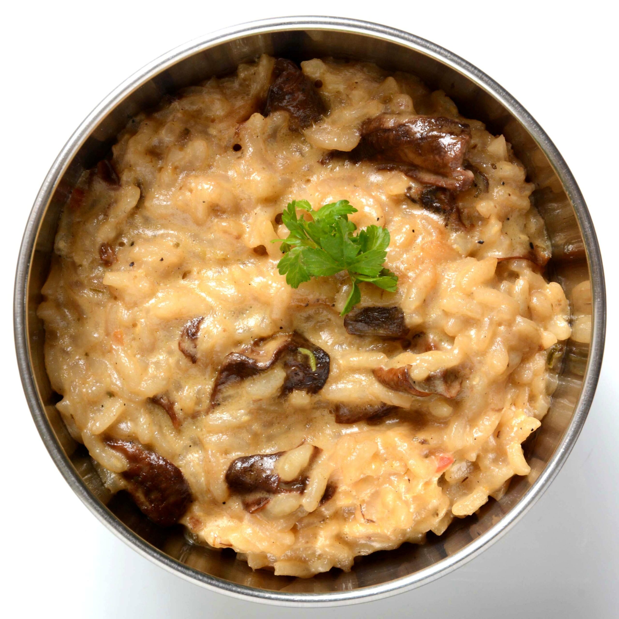 Menu bio - Risotto aux cèpes